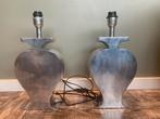 2x lampvoet zilver, Ophalen of Verzenden, Gebruikt, Minder dan 50 cm