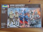 WW I Infantry - German / British / French (Revell 1/35), Ophalen of Verzenden, Nieuw, 1:35 tot 1:50, Figuur of Figuren