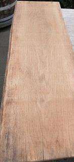 Oude  boomstam plank, Doe-het-zelf en Verbouw, Hout en Planken, Ophalen, 25 tot 50 mm, Eiken, Zo goed als nieuw