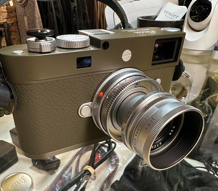 Leica Elmar-M 50mm/2.8 zilver E39 type 11823, Audio, Tv en Foto, Fotografie | Lenzen en Objectieven, Zo goed als nieuw, Standaardlens