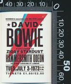Sticker: David Bowie (Concertposter), Verzamelen, Ophalen of Verzenden, Zo goed als nieuw, Bedrijf of Vereniging