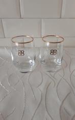 BAILEYS glazen 2 stuks (met kleine logo, gouden rant), Verzamelen, Glas en Borrelglaasjes, Ophalen of Verzenden, Zo goed als nieuw
