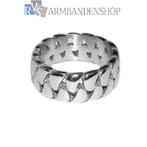 Rvs heren ring Bakal stoere mannen sieraden zilver kleurig, Sieraden, Tassen en Uiterlijk, Ringen, 20 of groter, IJzer of Staal