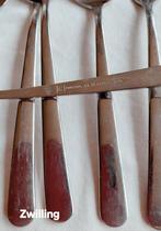 Bestek Zwilling gladde ronde handvatten, Ophalen of Verzenden, Gebruikt, Rvs of Chroom