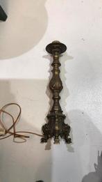 Zware antieke koperen lampenvoet., Antiek en Kunst, Antiek | Lampen, Ophalen of Verzenden