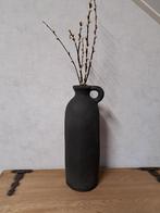 Tom's Potterie prachtige grote vaas / kruikvaas, 50 cm., Ophalen, Steen, 50 tot 75 cm, Zwart