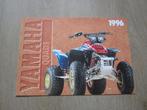 Yamaha Quads ATV brochure folder 1996, Ophalen of Verzenden, Yamaha