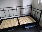 Industriële bed/ bank Ikea voor 1 of 2 p, Huis en Inrichting, Slaapkamer | Bedden, 80 cm, Gebruikt, Ophalen of Verzenden, 210 cm
