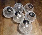 6 glazen kerstballen of heksenballen, Ophalen