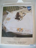 Borduurpakket - Tafelkleed 80 x 80 cm - Vervaco - Nieuw, Ophalen of Verzenden, Nieuw, Handborduren, Borduurpakket