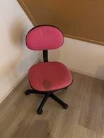 Roze bureaustoel, Huis en Inrichting, Bureaustoelen, Ophalen, Gebruikt, Roze, Bureaustoel