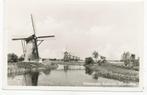 ALBLASSERDAM KINDERDIJK 1957 Molen, Verzamelen, Ansichtkaarten | Nederland, Verzenden, 1940 tot 1960, Ongelopen, Zuid-Holland