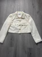 Bouclé jasje met gouden knoopjes - Maat S, Kleding | Dames, Wit, Ophalen of Verzenden, Zo goed als nieuw, Jasje