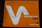 Honda TL125 S E ED U G 1976 motorycle parts list TL 125, Ophalen of Verzenden, Honda