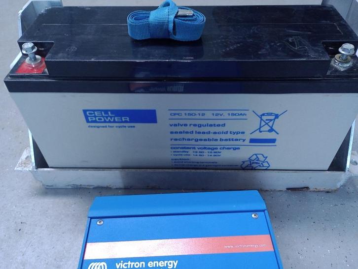 Victron energy multiplus omvormer set inc 150amp accu, Auto diversen, Auto-accessoires, Gebruikt, Ophalen