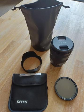 Sony FE 24-105mm F/4.0G OSS + Tiffen ND filter beschikbaar voor biedingen