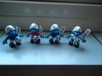 smurfen set van 4 voetbal smurfen ZELDZAAM, Ophalen of Verzenden, Zo goed als nieuw, Verschillende Smurfen, Poppetje, Figuurtje of Knuffel