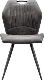 Eetkamerstoel Owen - Antraciet 6x, Huis en Inrichting, Stoelen, Ophalen