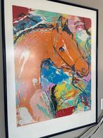 Nic Jonk zeefdruk “Oranje paard”, Ophalen