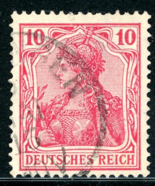 Duitsland 86-Ia - Germania, Postzegels en Munten, Postzegels | Europa | Duitsland, Gestempeld, Duitse Keizerrijk, Ophalen of Verzenden