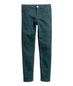 H&M stretch skinny broek jeans donker petrol maat 158, Kinderen en Baby's, Kinderkleding | Maat 158, Nieuw, Meisje, Ophalen of Verzenden