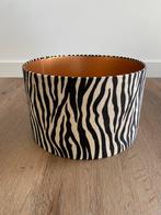Lampenkap zebra E27, Huis en Inrichting, Lampen | Lampenkappen, Ophalen, Zo goed als nieuw, Rond, Minder dan 25 cm