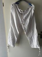 Nette witte linnen zomer broek maat 56, Ophalen of Verzenden, Zo goed als nieuw, Wit, Broek of Spijkerbroek
