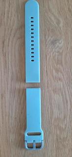 Horlogebandje 18 mm siliconen geschikt voor smartwatch, Ophalen of Verzenden, Nieuw, Grijs, Android