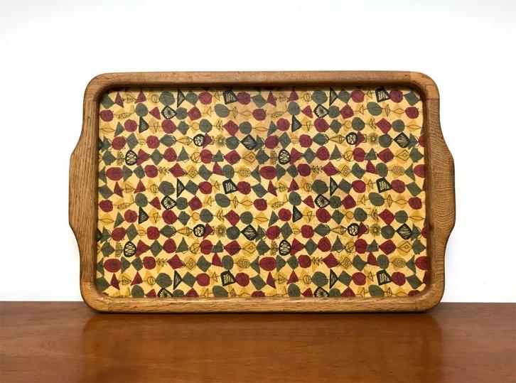 Zeldzame vintage 50s theeblad Lucienne Day atomic design, Antiek en Kunst, Curiosa en Brocante, Ophalen of Verzenden