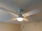 Plafondventilator met Verlichting, Ophalen, Gebruikt, Minder dan 100 cm, Metaal