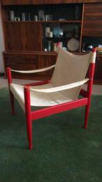 Safari chair Erik Wørts, Huis en Inrichting, Fauteuils, Ophalen, Gebruikt