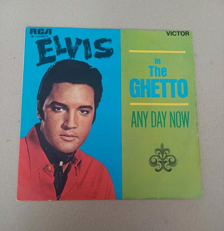 Elvis Presley  - In The Ghetto, Cd's en Dvd's, Vinyl Singles, Gebruikt, Single, Pop, 7 inch, Ophalen of Verzenden