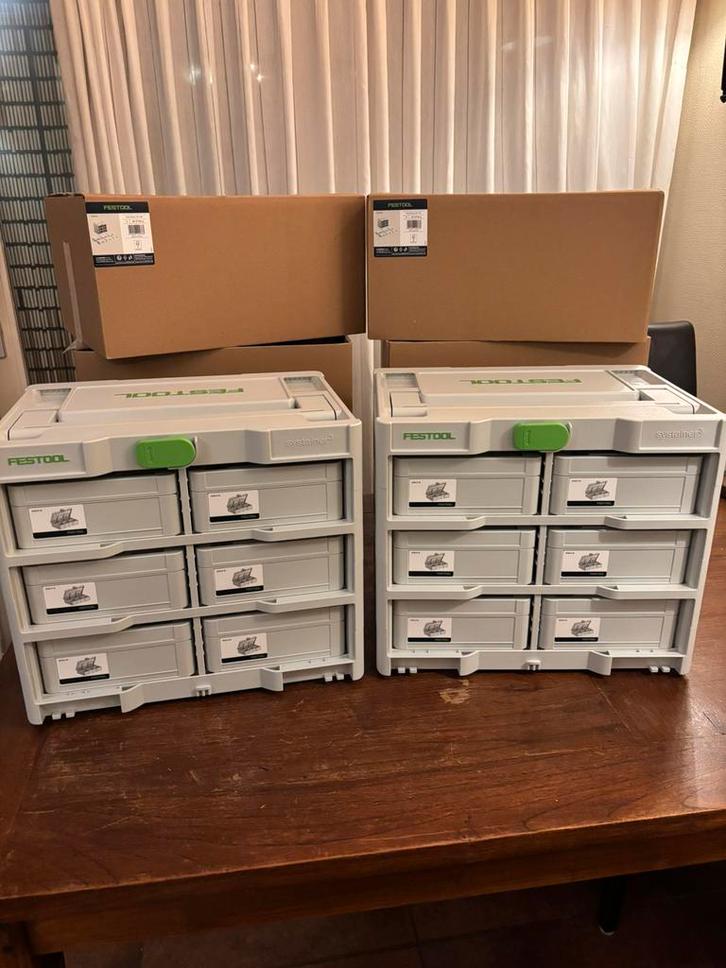 Te koop 2 stuks  festool SYS3 -Rack-337, Doe-het-zelf en Verbouw, Gereedschapskisten, Nieuw, Ophalen of Verzenden