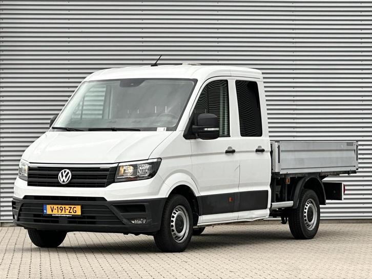 Volkswagen Crafter 35 2.0 TDI L3 DC Highline openlaadbak, Auto's, Volkswagen, Bedrijf, Te koop, Overige modellen, ABS, Airbags