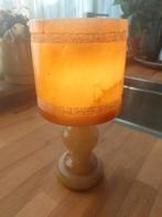 Albast vintage lamp. Werkend., Ophalen, Zo goed als nieuw, E27 (groot)