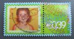 postzegel nederland 39cent met meisje, Ophalen of Verzenden, Gestempeld