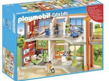 PLAYMOBIL Compleet ingericht kinderziekenhuis - 6657 beschikbaar voor biedingen