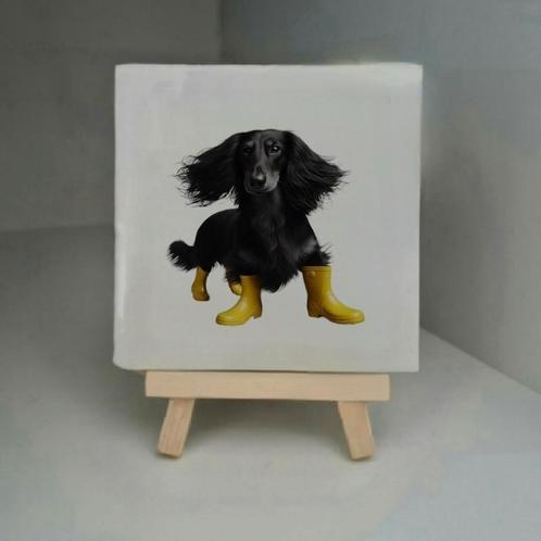 Wandtegeltje doggie, Dieren en Toebehoren, Honden-accessoires, Zo goed als nieuw, Ophalen of Verzenden