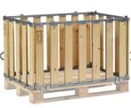 opzet wand voor pallet 100 x 120 cm   € 5,- per  deel, Minder dan 25 mm, Overige typen, Ophalen of Verzenden, Zo goed als nieuw