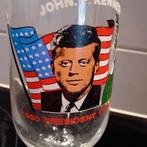 John F. Kennedy bierglas, Glas of Glazen, Ophalen of Verzenden, Zo goed als nieuw