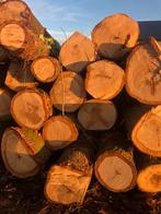 Eiken Stammen zaaghout, Tuin en Terras, Minder dan 3 m³, Ophalen of Verzenden