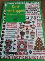 Boek van jan houtman, kerst merklappen, Hobby en Vrije tijd, Borduren en Borduurmachines, Ophalen of Verzenden, Zo goed als nieuw