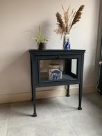 Leuk theekastje, Huis en Inrichting, Kasten | Vitrinekasten, Ophalen, 50 tot 100 cm, Zo goed als nieuw, Minder dan 100 cm