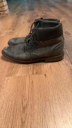 Puntlaarzen leer puntschoenen leder leer 44, Verzenden, Zo goed als nieuw, Zwart