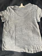 Opruiming ......... muisgrijs shirt 100 % linnen H&M LOGG, Maat 38/40 (M), H&M, Verzenden, Zo goed als nieuw