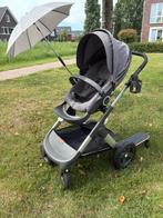 Kinderwagen Stokke Trailz (grijs) met alles erop en eraan, Gebruikt, Verstelbare duwstang, Combiwagen, Ophalen