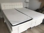 Te koop elektrische boxspring bed, Ophalen, Gebruikt, Wit, Tweepersoons