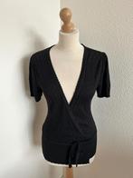 King Louie maat L Retro zwart wikkel vest top 2773