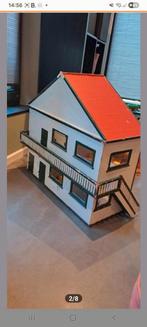 Houten Poppenhuis met Meubels - Opknapper, Kinderen en Baby's, Speelgoed | Poppenhuizen, Ophalen, Gebruikt, Poppenhuis