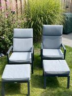 Lounge stoel Domani 2x, Ophalen, Zo goed als nieuw, Aluminium, Verstelbaar